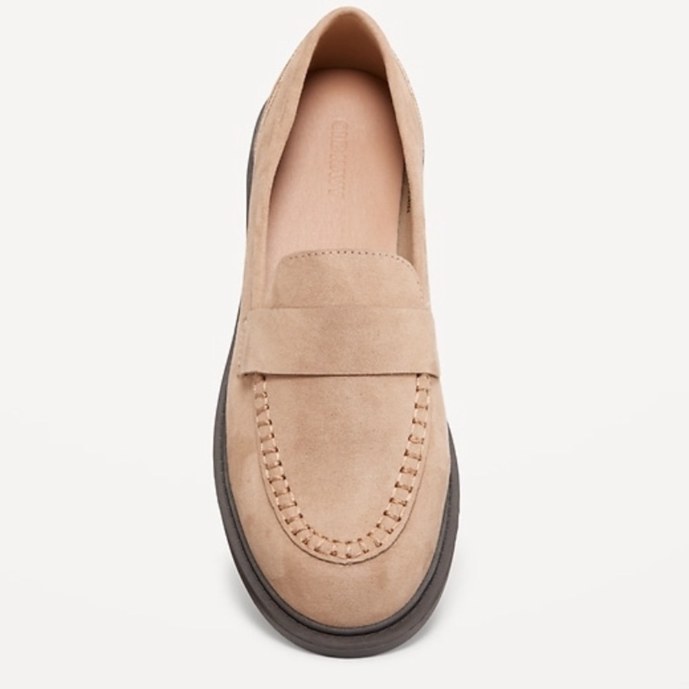 Tan loafers